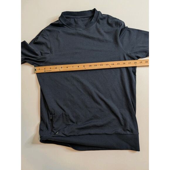 Vuori Ponto Performance Crew V224 Charcoal Heather Small - Picture 6 of 8